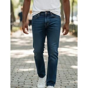 Rustler Blue Denim Jeans Men's Size 34" x 30" Straight Leg